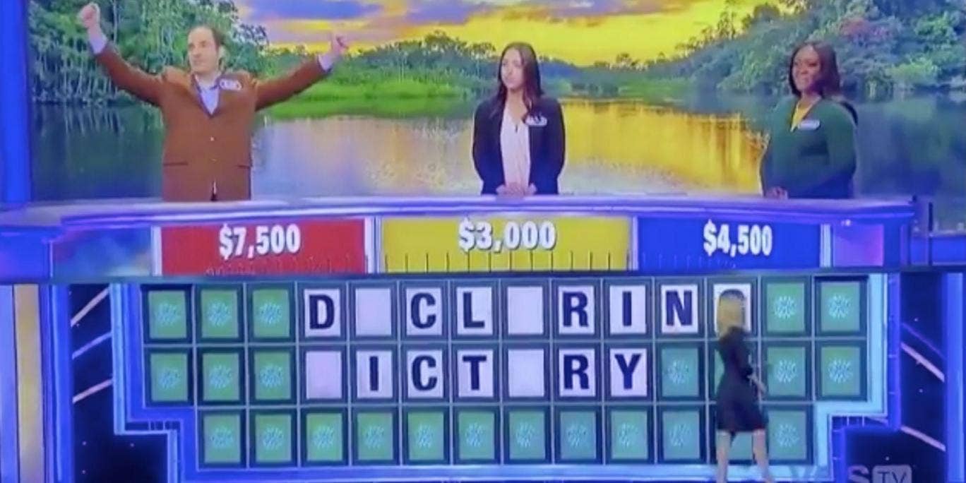 Wheel Of Fortune Contestant Goes Viral For Hilarious Wrong Answer | Indy100